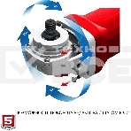 Угловая шлифовальная машина Зубр 230 мм, 2600 Вт., фото9