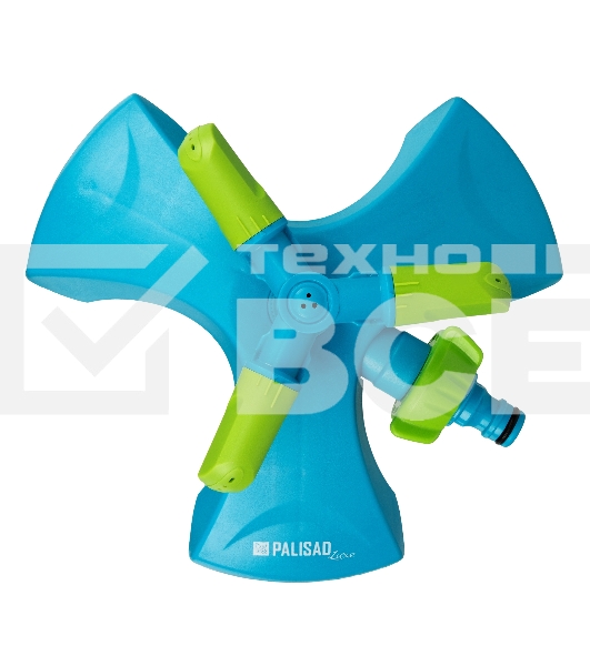 Разбрызгиватель вращающийся, 3 лопасти, утяжеленная база, LUXE Palisad