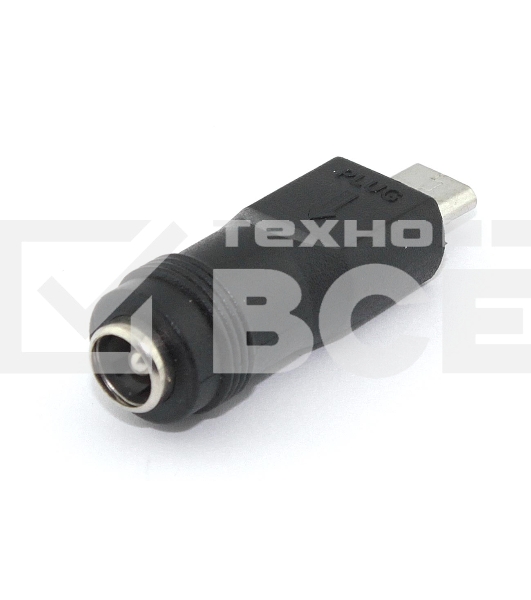 Переходник 5,5x2,1 мама на Micro USB папа 5 Pin