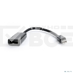 Переходник miniDisplayPort - DisplayPort, Cablexpert A-mDPM-DPF-001, 20M/20F, длина 16см, черный, пакет, фото2