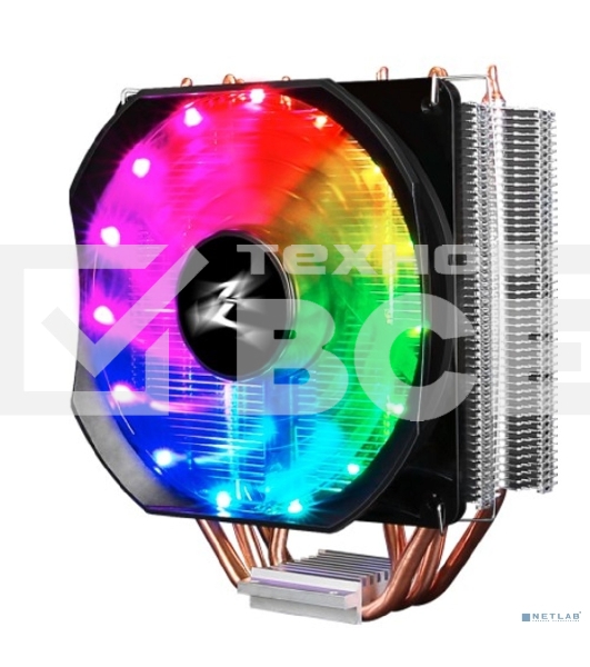 Кулер для процессора Zalman CNPS9X OPTIMA RGB серебристый/черный, 120 мм, алюминий/медь, 1500 об/мин, 26 дБ, 4 pin, 180 Вт, 156 мм