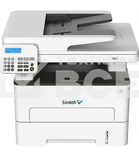 МФУ Sindoh M500 МОНОХРОМ А4,принтер/копир/сканер/факс 34 стр/мин,Wi-Fi. AirPrint,ADF 50,стартовый тонер в компл 700 отп.