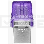 Флеш диск Kingston 128Gb DataTraveler microDuo 3C DTDUO3CG3/128GB USB3.0 фиолетовый, фото9