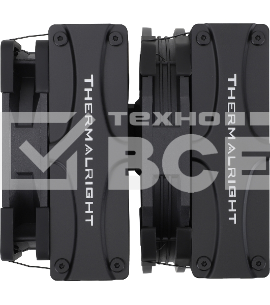 Кулер для процессора Thermalright Frost Commander 140 Black (4-pin PWM, 158mm, Ni/CU, 8x5mm, 1x120mm+1x140mm, 82CFM/95.5CFM, 29.6dBA/30.2dBA, 1850RPM/1800RPM, S: 1700, 1200, 20XX, 115X, AM5, AM4)