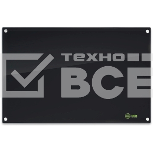 Доска стеклянная Cactus CS-GBD-90X120-BK-TM Сквозное крепление стеклянная черный 90x120см стекло крепления