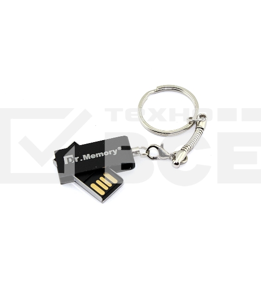 Флешка USB Dr. Memory 005 8Гб, USB 2.0, серебристый