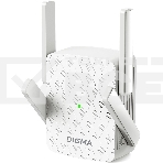 Повторитель беспроводного сигнала Digma D-WR400 AC1200 10/100BASE-TX/Wi-Fi белый, фото8