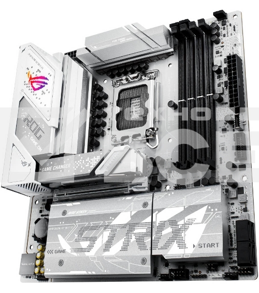 Материнская плата ASUS ROG STRIX B860-G GAMING WIFI, LGA 1851, Intel B860, 4xDDR5, 4xSATA, 4xM.2, 1xPCIe 5.0 x16, 1xDP, 1xHDMI, 1xThunderbolt 4, 1x 2.5Gb LAN, 1xUSB-C 20Gbps, 1xUSB-A 10Gbps, 3xUSB-A 5Gbps, 4xUSB-A 2.0, 2x3.5 мм, 7.1, mATX