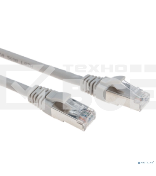 Патч-корд S/FTP Rexant категория 6A (10G), RJ45-RJ45, неэкранированный, 28AWG, LSZH, серый, 3 м