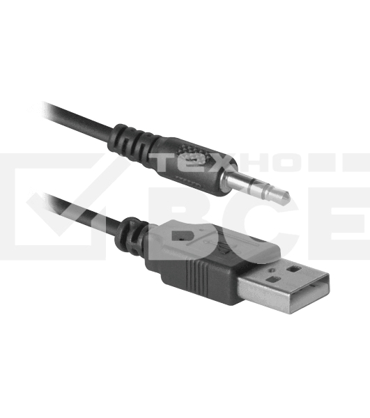 Колонки Defender SPK-240 2.0 black (2x3 Вт, USB пит, раз. д. науш.)