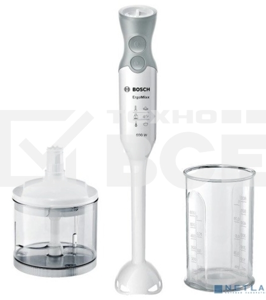 Блендер погружной Bosch MSM66020 600Вт белый