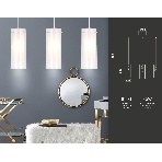 Светильник Ambrella light TR3675/3 CH/CL/FR хром/прозрачный/белый матовый E14/3 max 40W 640*110*900, фото4
