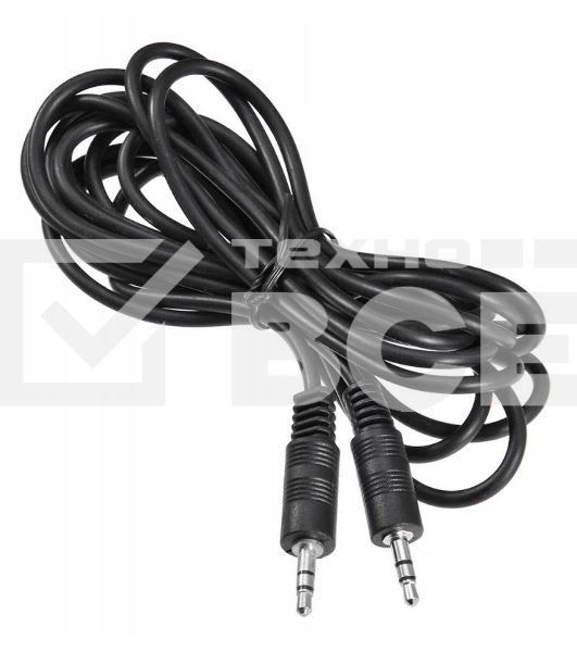 Кабель соединительный аудио Buro BAAC002-3 Jack 3.5 (m)/Jack 3.5 (m) 3м. черный BAAC002-3