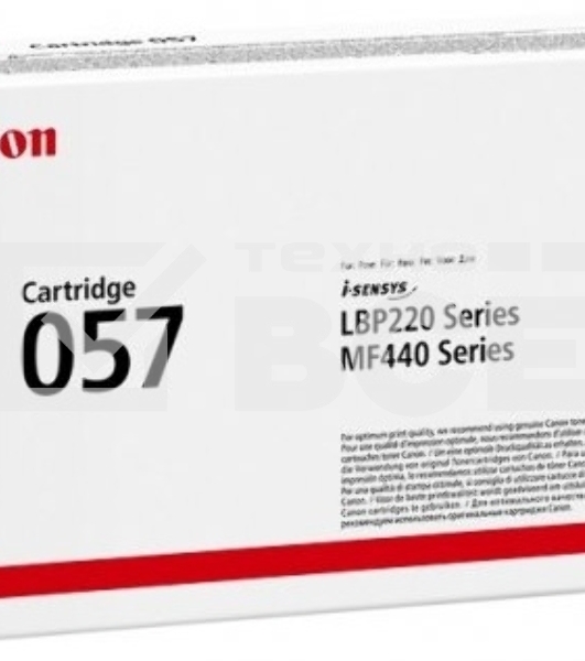 Картридж лазерный Canon 057 черный (3100 стр.) для Canon MF449x/MF446x/MF445dw/MF443dw, LBP225x/LBP226dw/LBP223dw