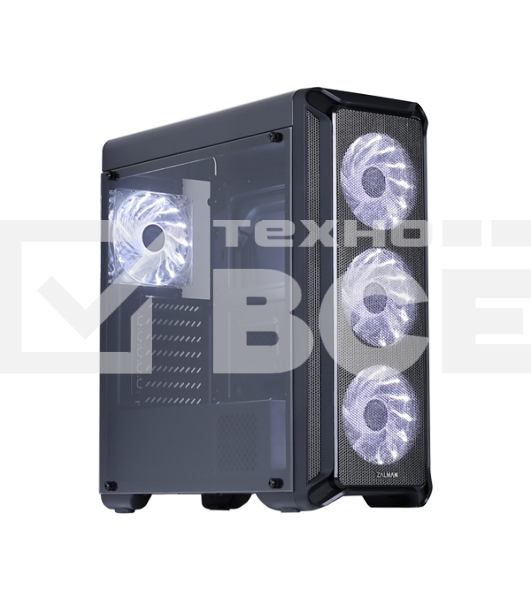 Корпус ZALMAN I3, без БП, большое боковое окно, черный,  ATX