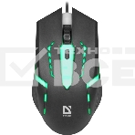 Мышь проводная Defender Hit MB-601 черный, 1200 dpi, USB, кнопки - 4, фото6