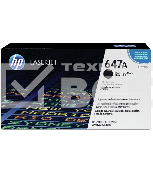 Картридж лазерный HP CE260A черный CLJ CP4025/CP4525 (8500стр.)