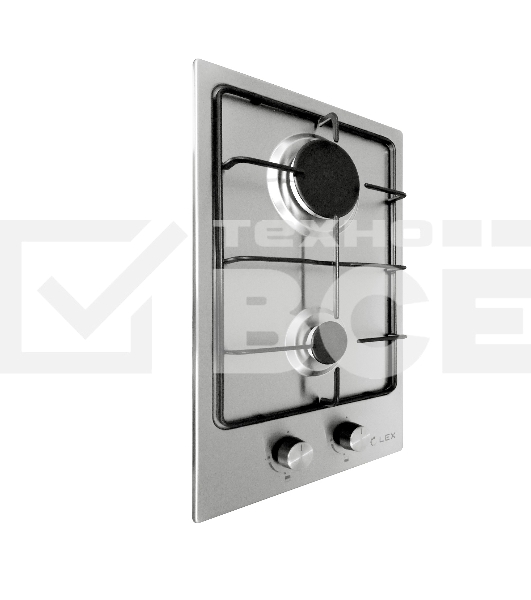 Панель варочная LEX GVS 320 IX1000/3000Вт 2конфорки нерж.сталь