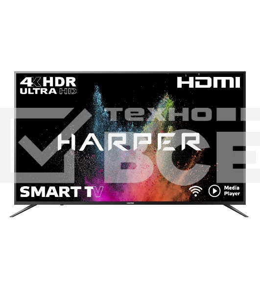 Телевизор Harper 55' 55U750TS UHD 3840x2160 Smart TV