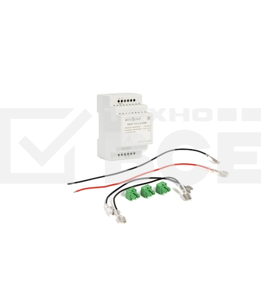 Источник питания SKAT-24-1.0 DIN 24В 1,3А АКБ внеш. 2х4,5-12Ач ток заряда 1,0–Iнагр. SKAT-24-1.0 DIN power supply 24V 1.3A battery ext. 2х4.5-12Ah charge current 1.0 – Iload.