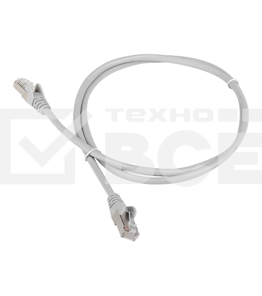 Патч-корд LANMASTER LSZH FTP кат.6, 5.0 м, серый