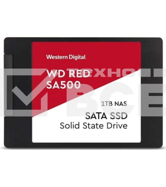 Накопитель SSD WD Red SA500 NAS 3D NAND WDS100T1R0A 1ТБ 2,5