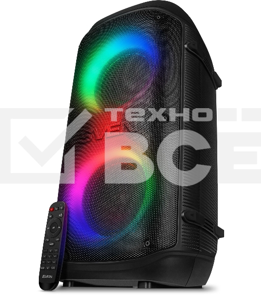 Колонка портативная Sven PS-800 черный 100W 2.0 BT 10м 4400mAh