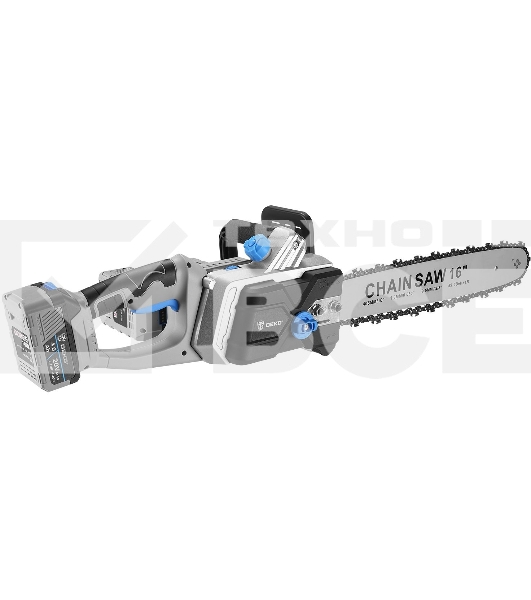 Пила цепная аккумуляторная в кейсе DEKO DKCHS 40 PRO [063-4357] { 2х20В, 2x4.0Ач, 2 з/у }