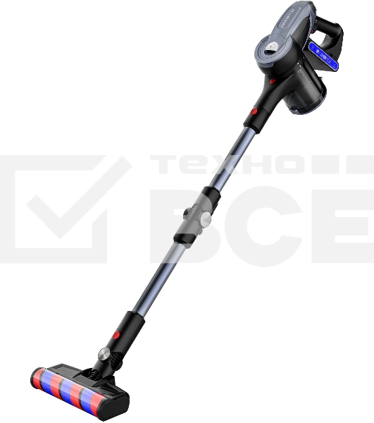 Пылесос Polaris PVCS 7090 HandStick PRO Aqua 450Вт жемчужный/серый