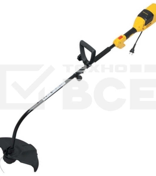 Триммер электрический CHAMPION ET1003A 1000Вт 35см верхний двиг., изогнутая разъемная штанга 3.9кг