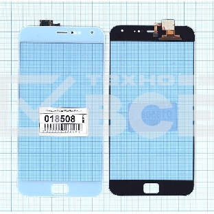 Сенсорное стекло (тачскрин) для Meizu MX4 Pro белое