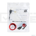 Переходник miniDisplayPort - DisplayPort, Cablexpert A-mDPM-DPF-001, 20M/20F, длина 16см, черный, пакет, фото3