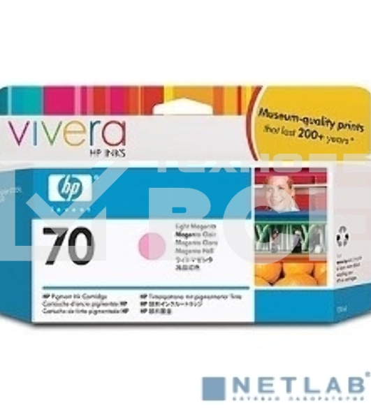 Картридж струйный HP №70 C9455A светло-пурпурный для HP DJ Z2100/Z3100 (130мл)