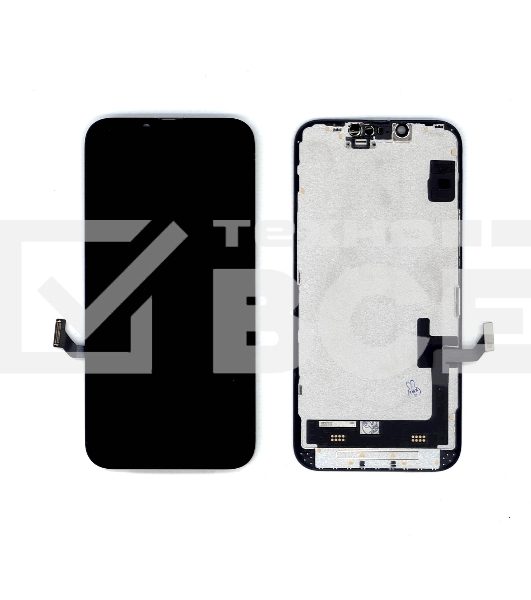 Дисплей (модуль) для Apple iPhone 14 в сборе с тачскрином, черный