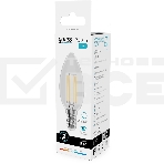 Лампа филам. Gauss Filament 12Вт цок.:E14 свеча св.свеч.бел.нейт. (упак.:10шт) (32122), фото3