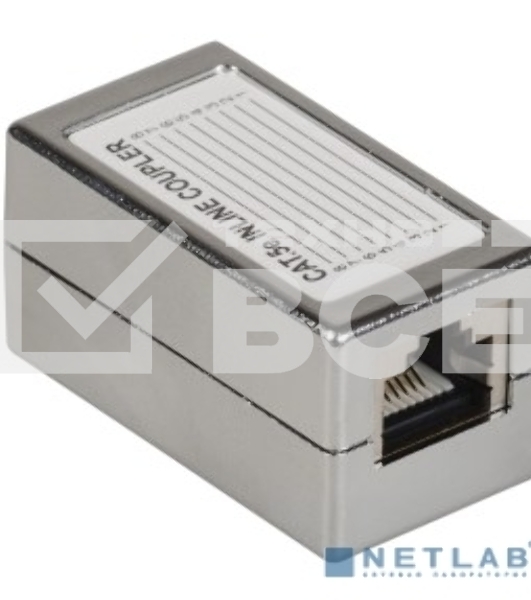 Проходной адаптер ITK CS70-1C5EF кат.5E FTP, тип RJ45-RJ45