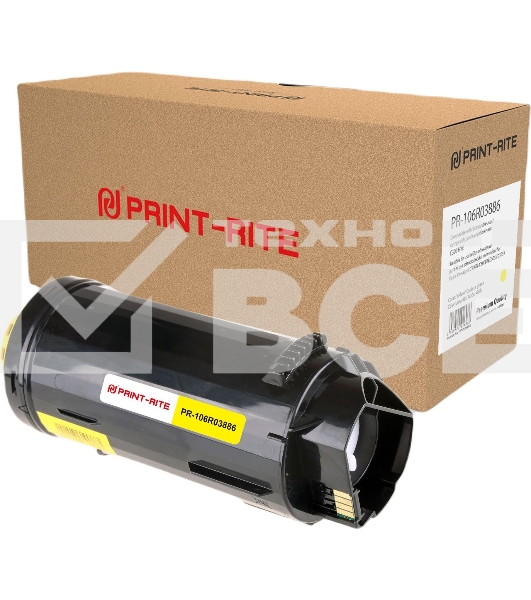 Картридж лазерный Print-Rite TFX721YPRJ PR-106R03886 106R03886 желтый (9000стр.) для Xerox VersaLink C500/505