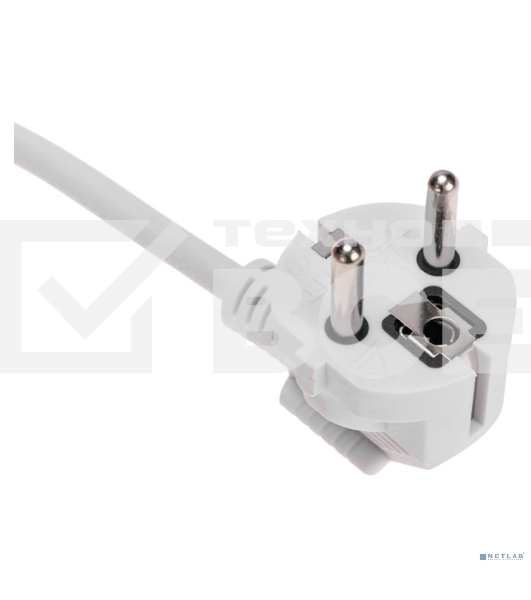 Удлинитель STANDARD 6 гнезд, 3м, 3х1,0мм², с/з, белый REXANT