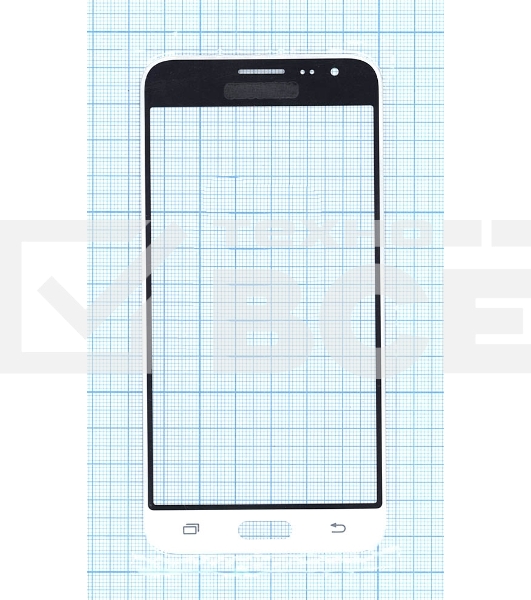 Защитное стекло для Samsung Galaxy J3 (2016) SM-J320 белый