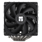 Кулер для процессора Thermalright Peerless Assassin 120 SE черный (4-pin PWM, 155мм, Ni/Cu, 6x6мм, 2x120мм, 66.17CFM, 25.6dBA, 1550RPM, S: 1200, 1700, 1851, 115X, AM4, AM5, silver, black), фото2