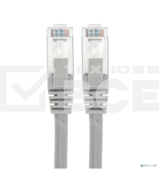 Патч-корд S/FTP Rexant категория 6A (10G), RJ45-RJ45, неэкранированный, 28AWG, LSZH, серый, 3 м