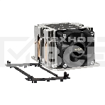 Кулер+направляющая планка ExeGate ESNK-P0068AP4.PWM.2U.3647.Cu + BKT-0126 (Al+Cu, 2U, 4 тепл. трубки, LGA3647, Square, TDP 205W, PWM, 2100-6800RPM, 2 ball bearing, 4pin, 52db, 430г, на винтах, с термопастой, в комплекте с направляющей планкой (back plate , фото10