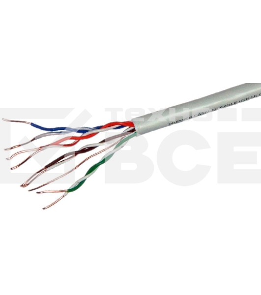 Кабель сетевой Premier 23-115 305 UTP 4 пары cat.5E solid CCA 305м серый