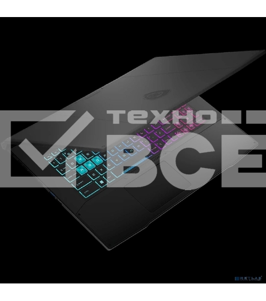 Ноутбук MSI Katana 17 B13VEK-1610XRU Intel Core i7-13620H/16Gb/SSD1Tb/RTX4050 6Gb/17.3'/IPS/FHD/1920x1080/144Hz/NoOS/Black/2.6kg (9S7-17L541-1610)