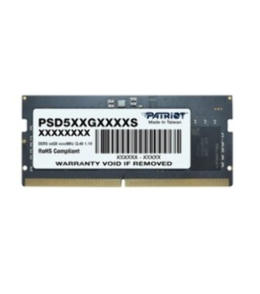 Оперативная память Patriot Signature, DDR5, 16GB (1x16 GB), 5600 MHz, CL46, SO-DIMM