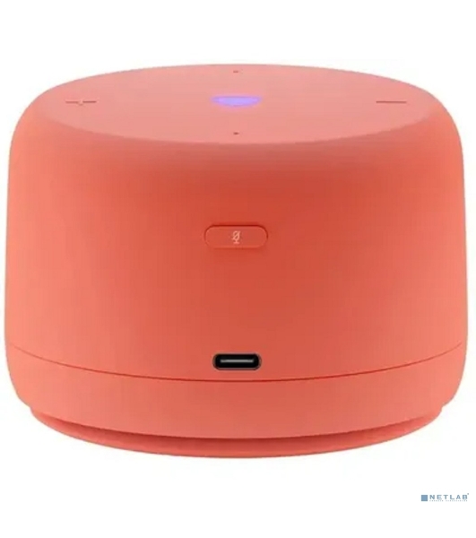 Умная колонка Яндекс Станция Лайт 2, 6Вт, компактная, 1 динамик, Matter, Wi-Fi, Bluetooth 5.0, Алиса, коралловый