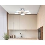 Светильник Ambrella light FL4826/5 GR серый 3000K-6400K 65W D580*160 (ПДУ ИК), фото3
