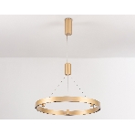 Подвесной светодиодный светильник Ambrella light FL5846/1+3 GD золото 40W 3000K/4200K/6400K D600*1200 (без ПДУ), фото5