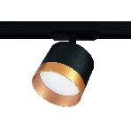 Трековый однофазный светильник Ambrella light GL5365 BK/GD черный/золото GX53 max 12W, фото5