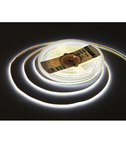 Светодиодная лента Ambrella light GS4603 COB 384Led/ 7W m/ 24V IP20 6500K/ 5m*3mm*2mm (2 конт.)